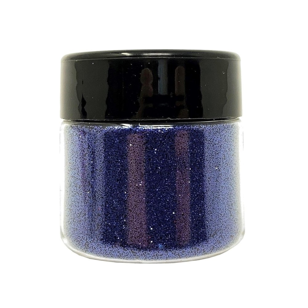 DIY Kit Creations: Biodegradable Royal Violet Ultra-Fine Cosmetic Grade Glitter 0.75 oz jar - Vegan & Made in The USA