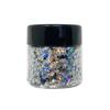 DIY Kit Creations: Biodegradable Crystal Hearts Cosmetic Grade Glitter 0.75 oz jar - Vegan & Made in The USA view 1