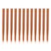 SWACC 12 Pcs Straight One Color Party Highlights Clip on in Hair Extensions Colored Hair Streak Synthetic Hairpieces (Ginger Red) view 1