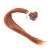 SWACC 12 Pcs Straight One Color Party Highlights Clip on in Hair Extensions Colored Hair Streak Synthetic Hairpieces (Ginger Red) view 2