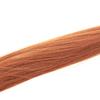 SWACC 12 Pcs Straight One Color Party Highlights Clip on in Hair Extensions Colored Hair Streak Synthetic Hairpieces (Ginger Red) view 4