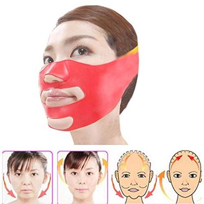 3D Molding Sleep Silicone Gel Slim Slimming Face Facial Care Skin Nose Up Lift Mask Thin Belt V Shape Lifting Beauty Brace Tool