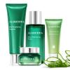 Aloderma Essential Aloe Brightening Skin Care Set - 4 Pieces - Gel, Cleanser, Toner, Cream view 1