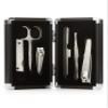 Perry Ellis Portfolio Men's 6 Pc Manicure Set, Blk, One Size view 1