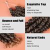 KAVSORAPI Passion Twist Hair,10 Inch Passion Twist Braiding Hair,Short Pre Looped Crochet Twist Jumbo Pre-twisted Two Strand Braids 8 Packs (T27/Ombre Honey Blonde) view 3
