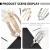 Beaupretty 4pcs Rhinestones Hair Clips for Women Elegant Barrette Creative Design for Daily Wear Special Occasions Hair Accessory for All Styles view 3