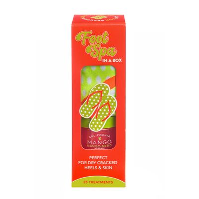 California Mango California Dreaming Foot Spa Kit with Mango Mend for Cracked Heel Repair