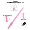 Guapa 10pcs Microblading Disposable Pen with Pigment Sponge 0.15mm U Shape 18Pins Permanent Makeup Needle Blades For Eyebrow Microblading Supplies view 4