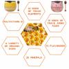 2PCS Bee Lip Balm Honey Pot, Honey & Strawberry Propolis Moisturizing, Hydrating & Prevention Dry and Cracked Lip Scrubs Exfoliator view 3
