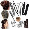 Aimee La Multi-Style Women Hair Accessories DIY Hair Styling Braiding Tools Magic Donut Hair Bun Maker Hairstyle Braider Twist Hair Clips view 2