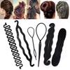 Aimee La Multi-Style Women Hair Accessories DIY Hair Styling Braiding Tools Magic Donut Hair Bun Maker Hairstyle Braider Twist Hair Clips view 4