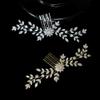 Aimee La Bride CZ Hair Comb Bride Wedding Hair Accessories Crystal Zirconia Comb Hair Clip Wedding Jewelry view 2