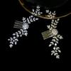 Aimee La Bride CZ Hair Comb Bride Wedding Hair Accessories Crystal Zirconia Comb Hair Clip Wedding Jewelry view 4
