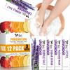 nbc BeautiLab Pedicure Kit Foot Soak Set: Bubble Salt, Sugar Scrub, Massage Mask, Massage Lotion in a Box, 4 Step Foot Spa Kit for Dry Feet, Softens Calluses, Tired Feet3 Set Lavender) view 1