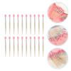 Beaupretty 20pcs Silicone Lipstick Applicator Brush Glitter Lip Brushes for Lip Balm Liquid Lipstick and Other Cosmetics Soft and Makeup Tool view 2