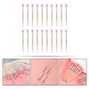 Beaupretty 20pcs Silicone Lipstick Applicator Brush Glitter Lip Brushes for Lip Balm Liquid Lipstick and Other Cosmetics Soft and Makeup Tool view 4