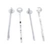 140 Pieces Antique Silver Plated Jewelry Finding Suppliers Wholesale JV4A0T Hairpin Hairclip Hair Clip Cabochon Blank view 1