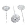 10 Pieces Antique Silver Plated Jewelry Finding Suppliers Wholesale GY7S1V Flower Hairpin Hairclip Hair Clip view 1