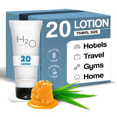 1-Shoppe All-in-Kit H2O Therapy Lotion, Travel Size Hotel Hospitality, 0.85 oz (Case of 20)