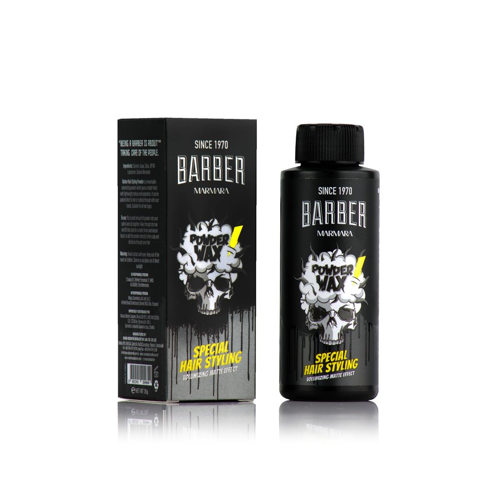 BARBER MARMARA Hair Powder Men 20gr - Matt Effect Styling Powder for Women & Men
