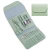 16-Piece Manicure Set Nail Clippers Stainless Steel Manicure Kit - Portable Travel Grooming Kit - Facial, Cuticle and Nail Care Earwax Removal view 1