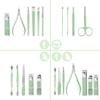 16-Piece Manicure Set Nail Clippers Stainless Steel Manicure Kit - Portable Travel Grooming Kit - Facial, Cuticle and Nail Care Earwax Removal view 4