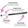 Beauty Junkees Short Shader Smudge Brush - Precision Eyeliner Smudge Brush for Smokey Eyes view 3