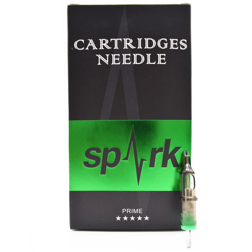 20PCS Spark Disposable Premium Tattoo Cartridge Needles Standard #12 Needles Magnum Mags M1 (11M1)