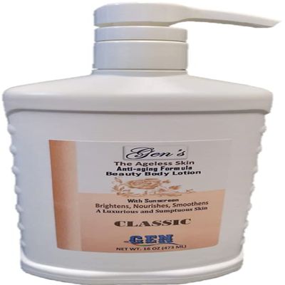 GEN Anti-aging Body Lotion - The Ageless Skin. Advanced Wrinkle Repair and Skin Restoration. 16 fl. oz. Variations (Pink)