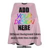 AMOU Customized Barber Cape, Personalized with Image Logo Salon Haircut Capes,Pink view 1