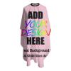 AMOU Customized Barber Cape, Personalized with Image Logo Salon Haircut Capes,Pink view 3