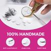 Eyesy Lash 500 Promade Fans - Volume Premade Lash Fans for Eyelash Extensions Pointy Base Handmade Loose Pre Made Eyelashes Middle Stem Soft and Lightweight (8D 0.05 D 14mm) view 3