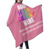 AMOU Customized Barber Cape, Personalized with Image Logo Salon Haircut Capes,Azalea view 2