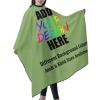AMOU Customized Barber Cape, Personalized with Image Logo Salon Haircut Capes,Kiwi view 2