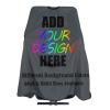 AMOU Customized Barber Cape, Custom with Image Text Salon Haircut Capes,Dark Heather view 1