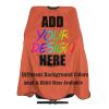 AMOU Customized Barber Cape, Personalized with Image Logo Salon Haircut Capes,Orange view 1