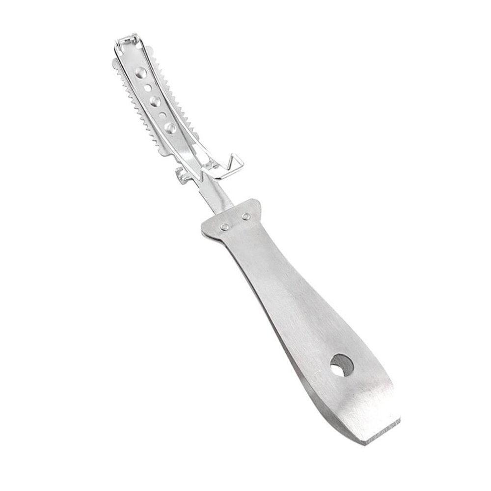 1Pc meat hair remover Stainless Steel Pig Hair Scraper Animal Hair Shaving Tool Kitchen Meat Pork Hair Remover for Home Restaurant Chef pig hair scraper Without pig hair clippers