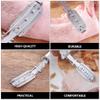 1Pc meat hair remover Stainless Steel Pig Hair Scraper Animal Hair Shaving Tool Kitchen Meat Pork Hair Remover for Home Restaurant Chef pig hair scraper Without pig hair clippers view 3