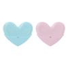 2 Pcs Eyebrow Shavers, Portable Stainless Steel Remover for Eyebrow Shaping Face Removal, Compact Travel Size (Pink/Blue) view 3
