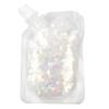 GL-Turelifes Body Glitter Gel, Easy to Apply&Remove 50ml Mermaid Sequins Chunky Glitter for Body Face Hair, Festival Glitter Halloween Costume Makeup Long Lasting Sparkling (White(Chunky Glitter)) view 1