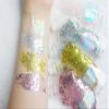 GL-Turelifes Body Glitter Gel, Easy to Apply&Remove 50ml Mermaid Sequins Chunky Glitter for Body Face Hair, Festival Glitter Halloween Costume Makeup Long Lasting Sparkling (Gold(Chunky Glitter)) view 3