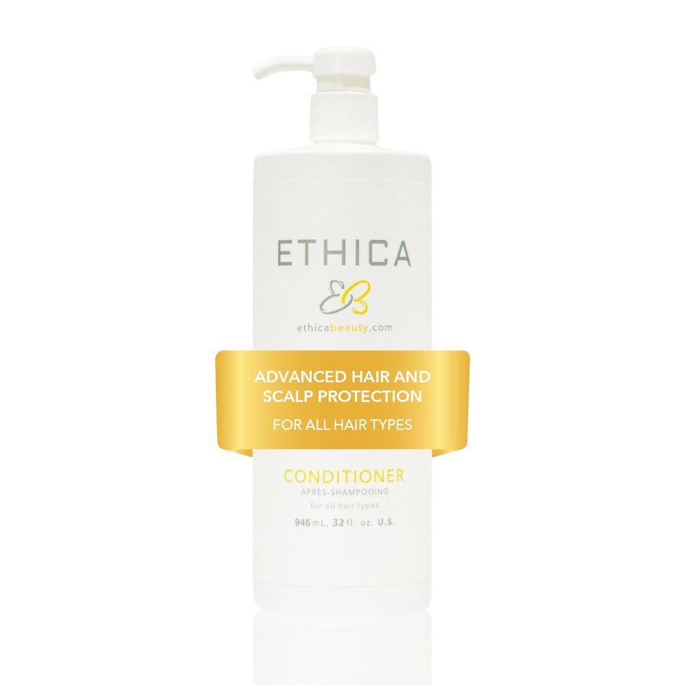 Ethica Beauty Professional Conditioner. Deep Conditioning, Volumizing, & Hydrating. Promotes Strong Healthy Hair, Scalp Health, and Hair Growth, 32 oz