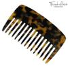 French Amie Wide Teeth Yellow Tokyo Pocket Comb for Women Girls Thick Hair view 3
