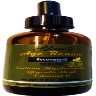 Gen's Age Renew Face Serum (Escovett-G). Intensely Hydrating Formula. Total transformation in 7 days. 80 ml (Army Green)