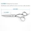 5.5 Inch Hair Cutting Scissors Barber Hair Shears Professional Haircut Scissors Hair Cut 440c Hairdresser Barber Shears KINSARO for Hairdresser Barbershop or Home Use view 2