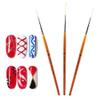 Nail Art Liner Brush, Brush Nail Design Liner, Drawing Patterns for Professional Personal view 2