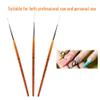 Nail Art Liner Brush, Brush Nail Design Liner, Drawing Patterns for Professional Personal view 3