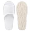 Frcctre 20 Pairs Disposable Slippers, Open Toe Comfortable Cotton Spa Slippers, Bulk Unisex Non-Slip Disposable Guests Slipper for Home Hotel Travel Train Wedding Use, White view 4
