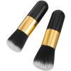 Uonlytech 2pcs Fluffy Makeup Brush for Loose Foundation Professional Synthetic Hair Tool for Women Achieve Natural Blended Look Versatile Cosmetics Applicator view 1