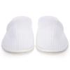 Frcctre 20 Pairs White Disposable Slippers, Closed Toe Soft Coral Fleece SPA Slippers for Women and Men, Comfortable Non-Slip Disposable Slipper for Travel Guests Hotel Home Salon view 4